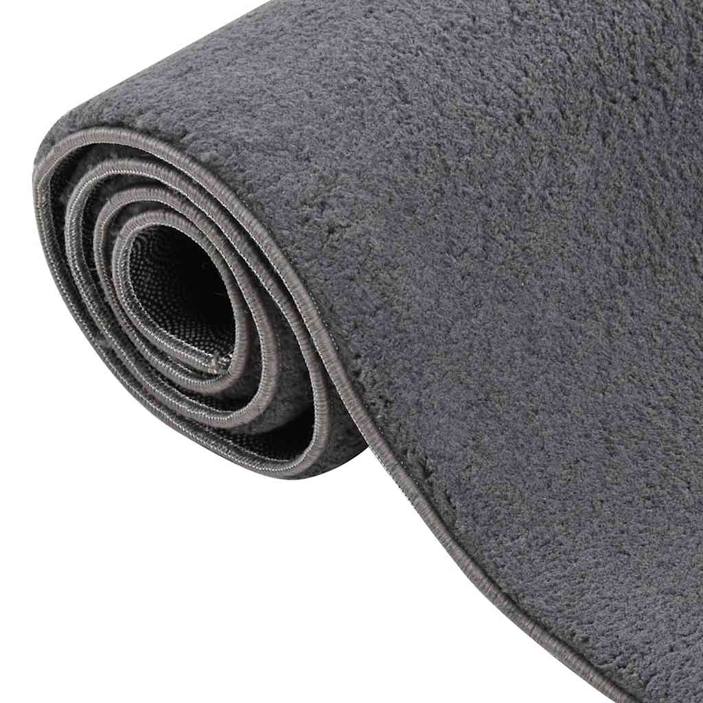 Shaggy Rug Anthracite 240x340 cm Polyester