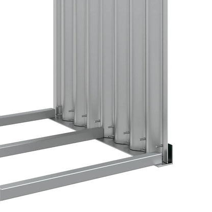 Log Holder Green 120x45x140 cm Galvanised Steel