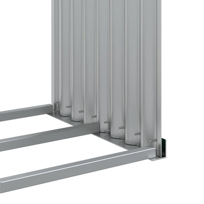 Log Holder Green 120x45x100 cm Galvanised Steel