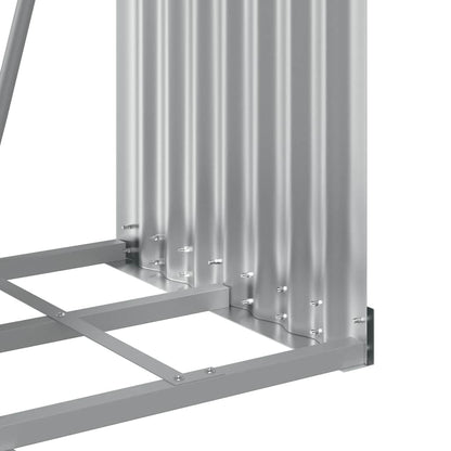 Log Holder Anthracite 40x45x100 cm Galvanised Steel