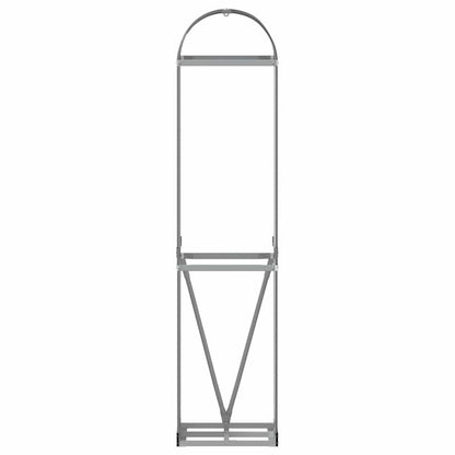 Log Holder Anthracite 40x45x170 cm Galvanised Steel