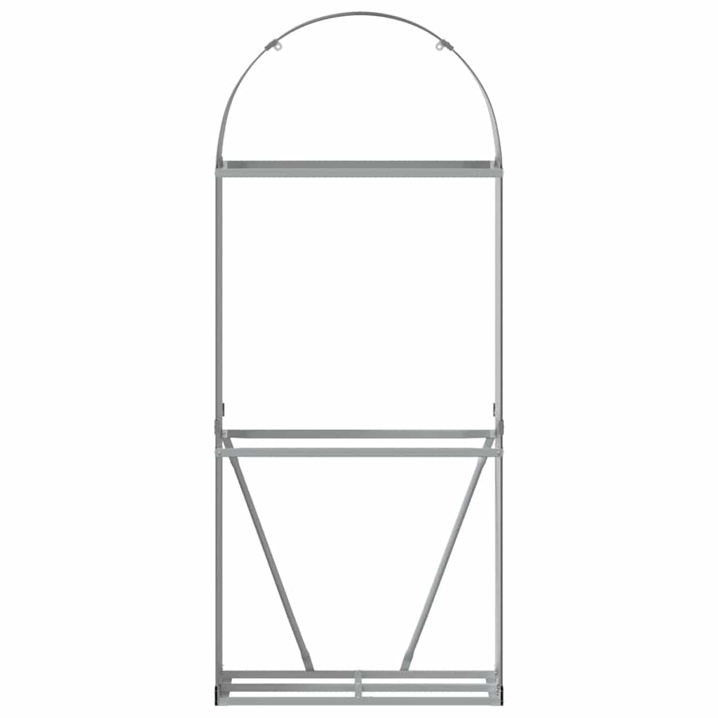 Log Holder Anthracite 80x45x190 cm Galvanised Steel