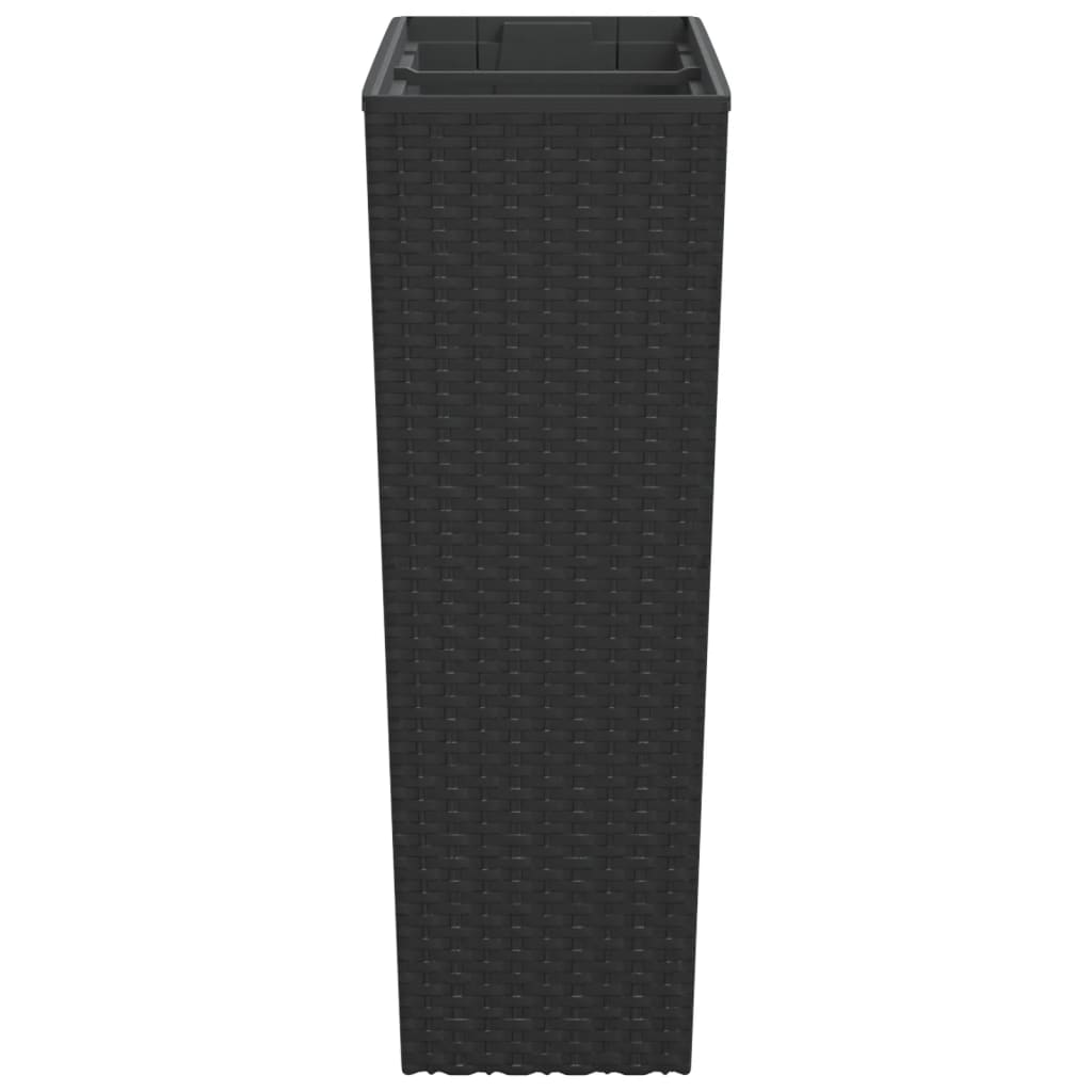 Planter with Removable Inner Anthracite 12 / 44 L PP Rattan