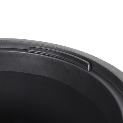 Planter with Removable Inner Mocha 18/45 L PP Grooved Look