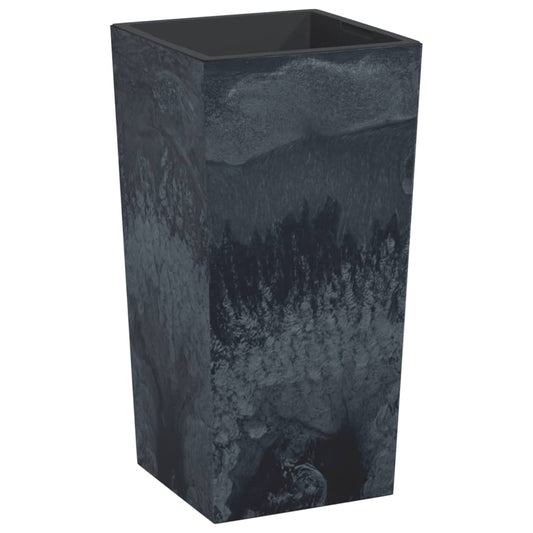 Planter with Removable Inner Anthracite 11/26.5L PP Concrete Look