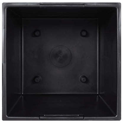 Planter with Removable Inner Anthracite 11/26.5L PP Concrete Look