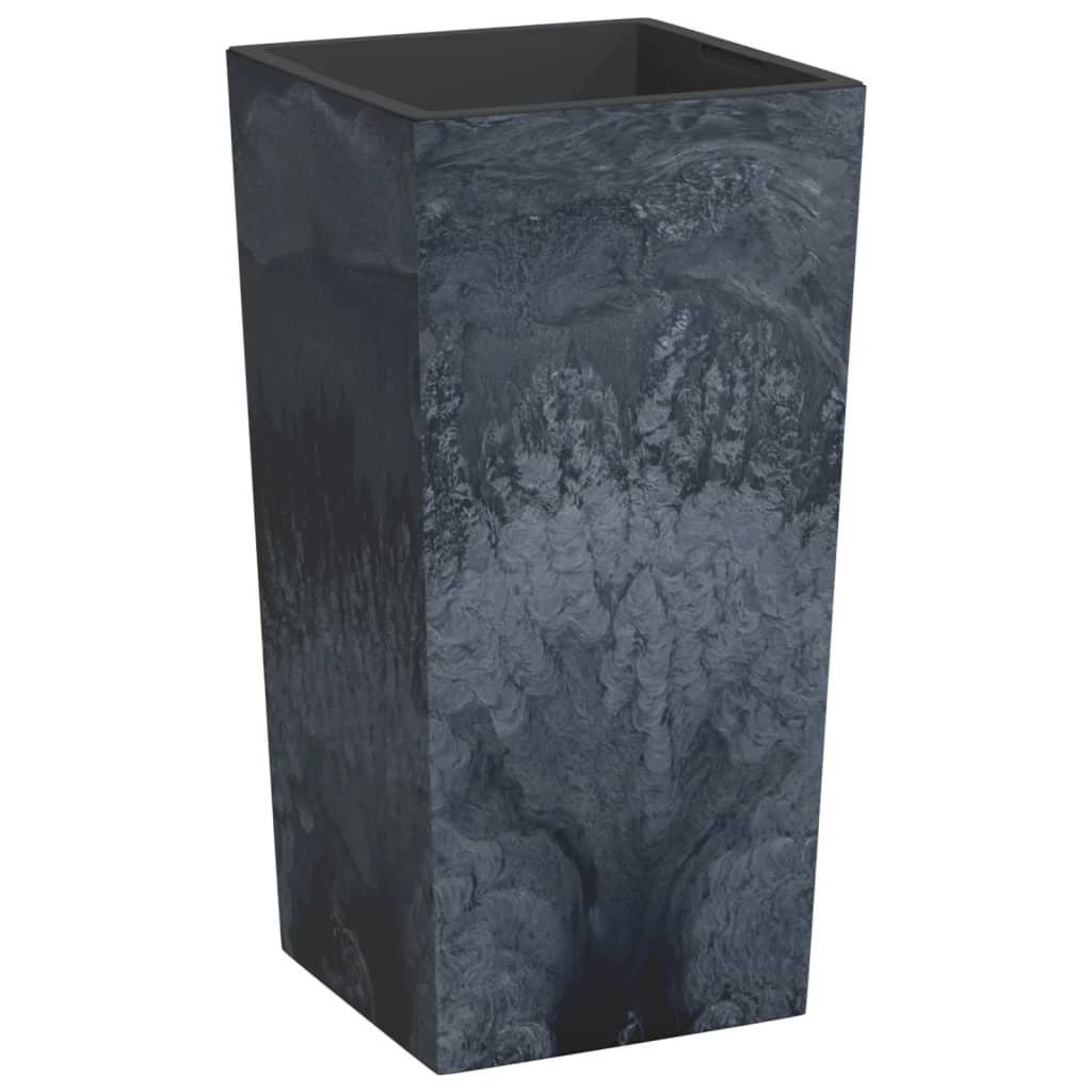 Planter with Removable Inner Anthracite 21/49 L PP Concrete Look