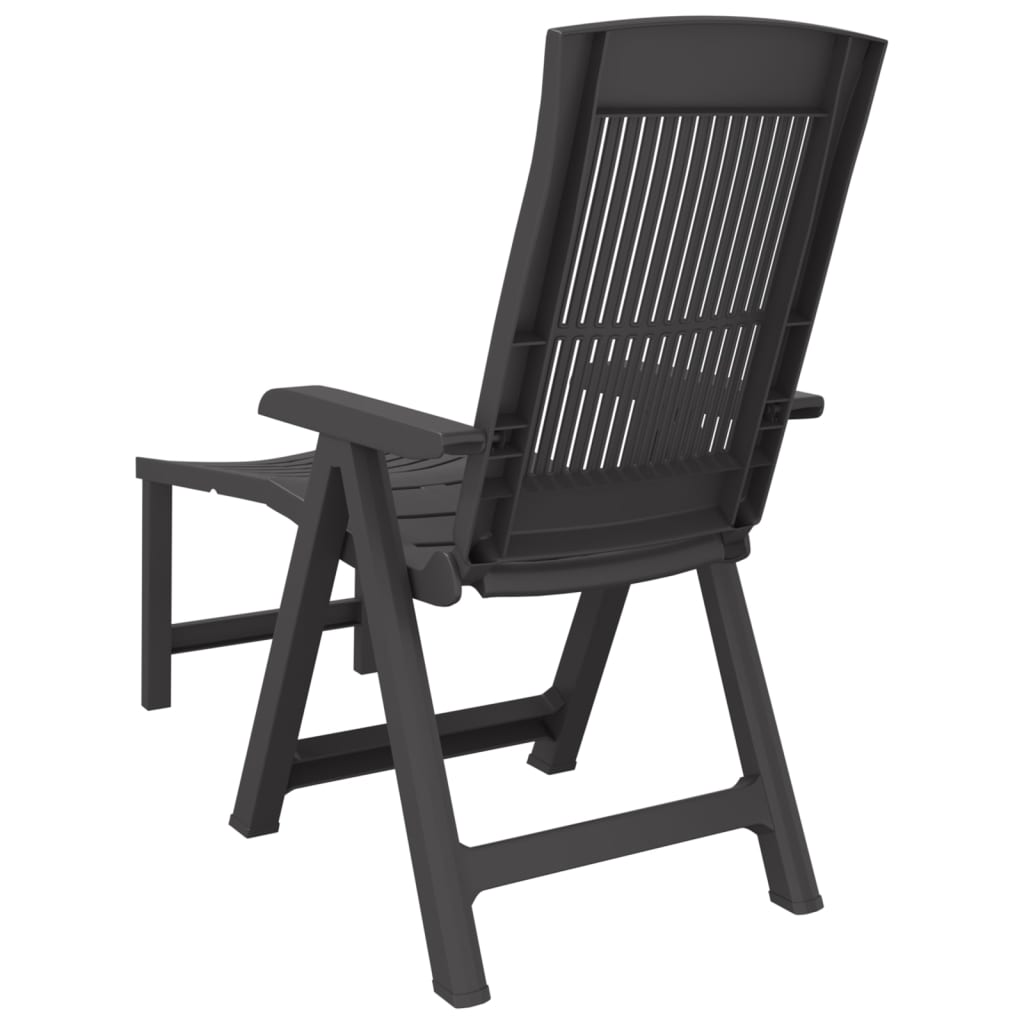 Sun Lounger | Anthracite | Plastic | Standard | Foldable