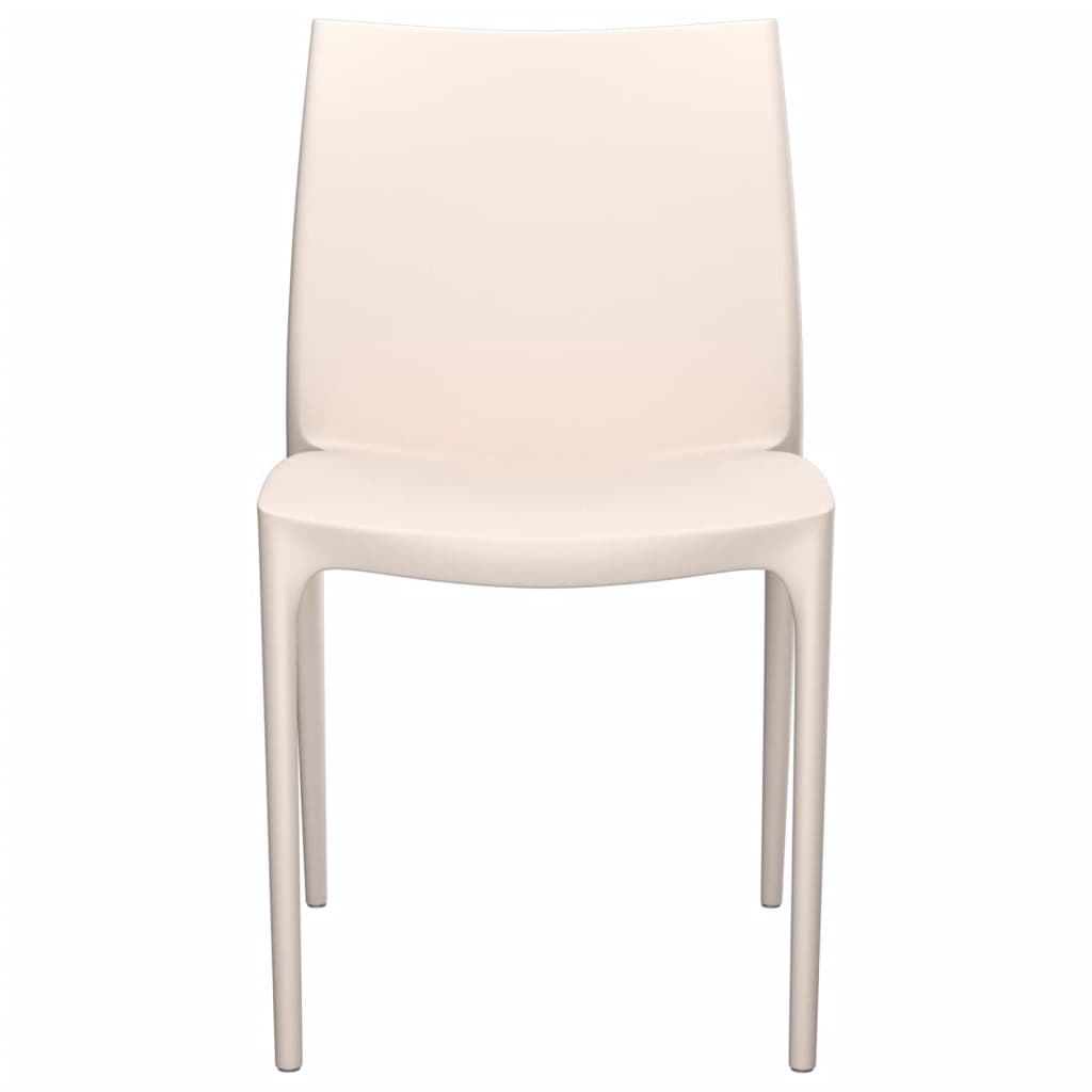 Garden Chair | Set of 2 | Cream | Polypropylene (PP) | Standard | Durable