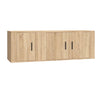 2 Piece TV Cabinet Set Sonoma Oak Engineered Wood