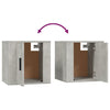 2 Piece TV Cabinet Set Concrete Grey Engineered Wood