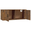 2 Piece TV Cabinet Set Smoked Oak Engineered Wood