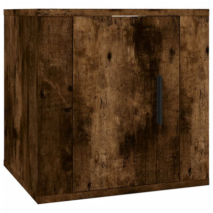 2 Piece TV Cabinet Set Smoked Oak Engineered Wood