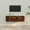 2 Piece TV Cabinet Set Smoked Oak Engineered Wood