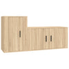 2 Piece TV Cabinet Set Sonoma Oak Engineered Wood