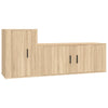 2 Piece TV Cabinet Set Sonoma Oak Engineered Wood