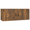 2 Piece TV Cabinet Set Smoked Oak Engineered Wood