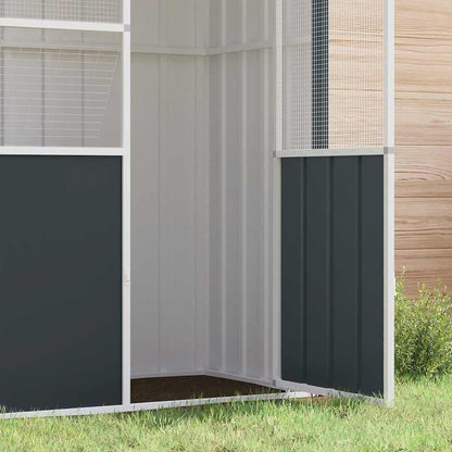 Bird Cage Anthracite 215x78x200 cm Galvanised Steel