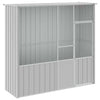 Bird Cage Grey 215x78x200 cm Galvanised Steel