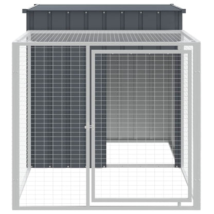 Chicken Cage Anthracite Galvanized Steel Large Durable
