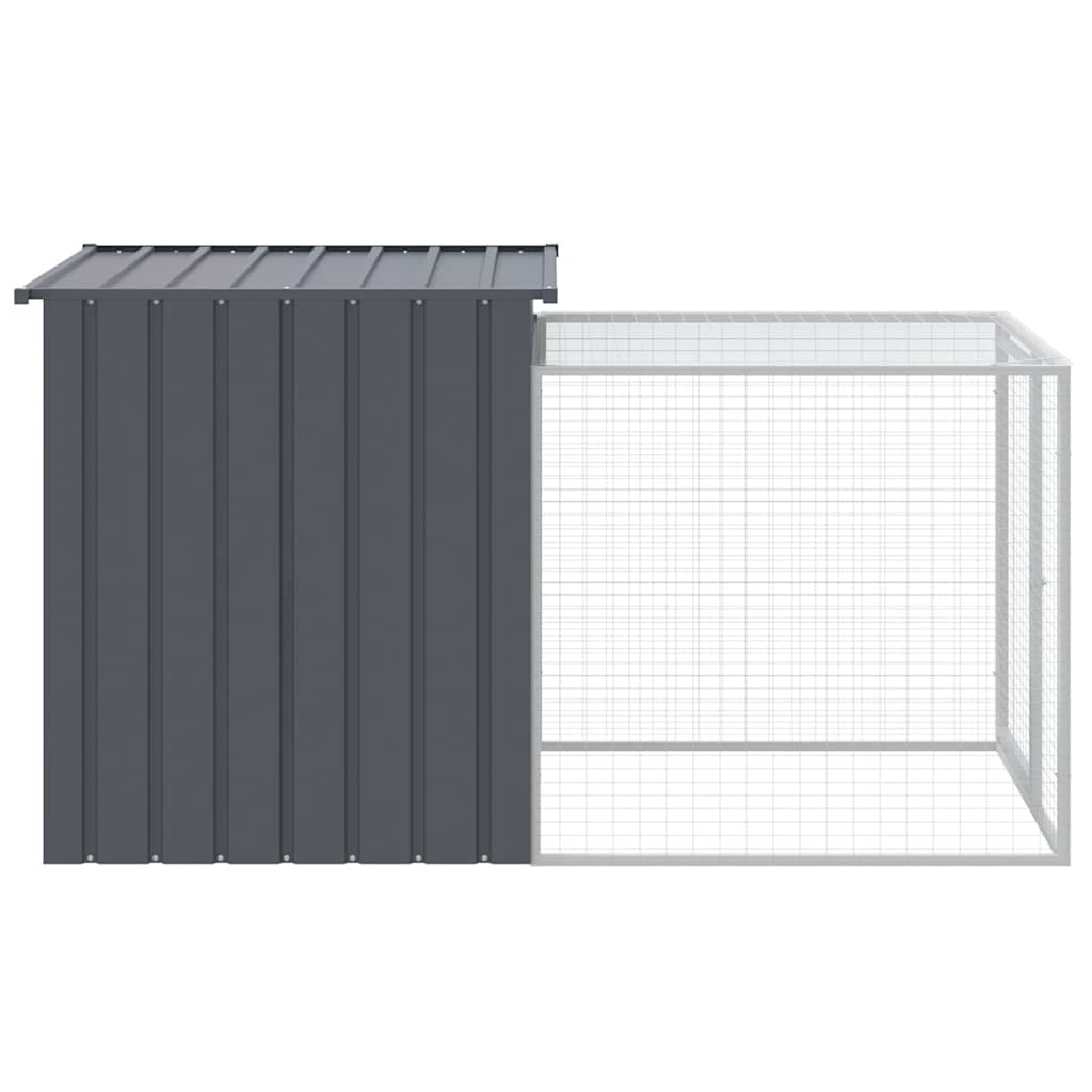 Chicken Cage Anthracite Galvanized Steel Large Durable