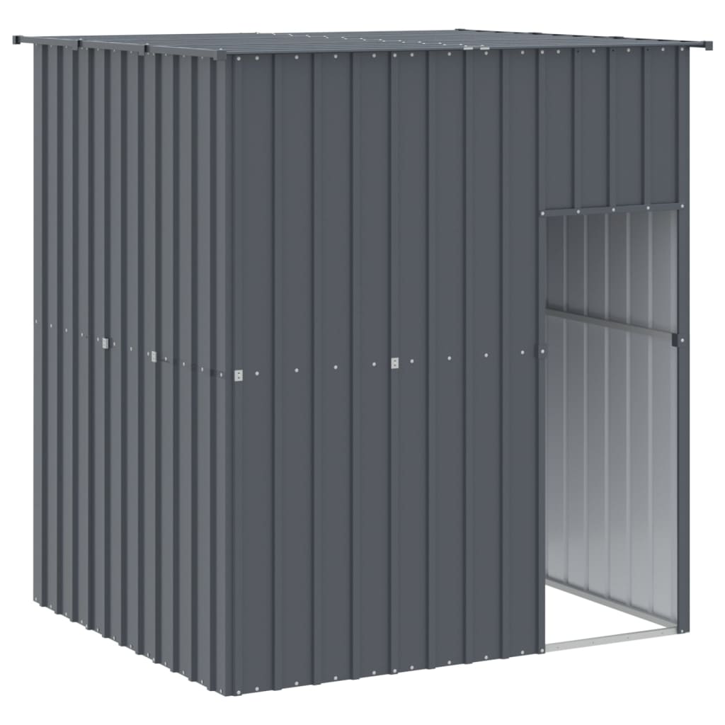 Dog House Anthracite Galvanized Steel Large Durable Dog House