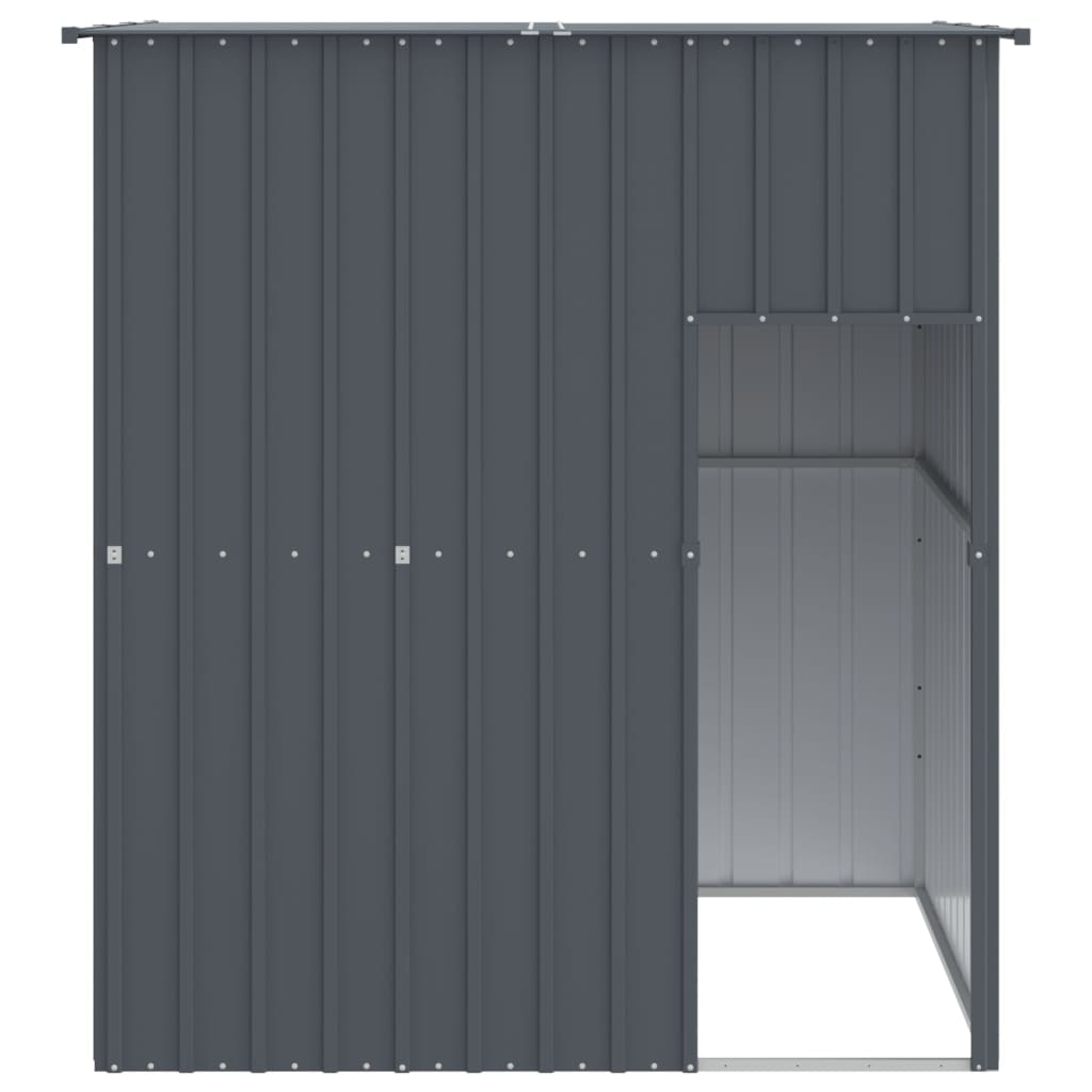 Dog House Anthracite Galvanized Steel Large Durable Dog House