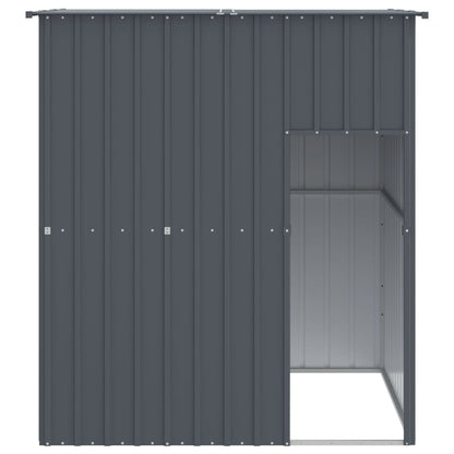 Dog House Anthracite Galvanized Steel Large Durable Dog House