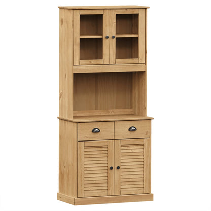 Highboard VIGO 78x40x175 cm Solid Wood Pine