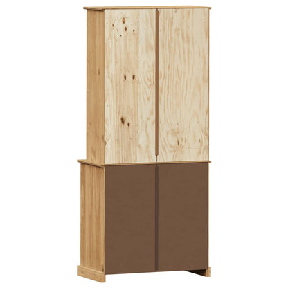 Highboard VIGO 78x40x175 cm Solid Wood Pine