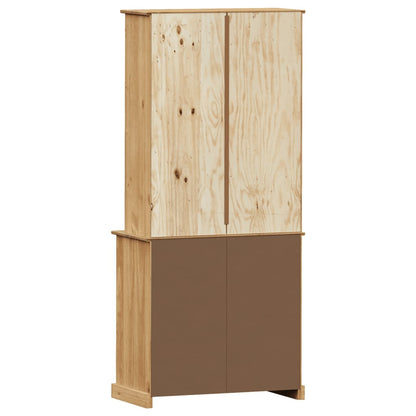 Highboard VIGO 78x40x175 cm Solid Wood Pine