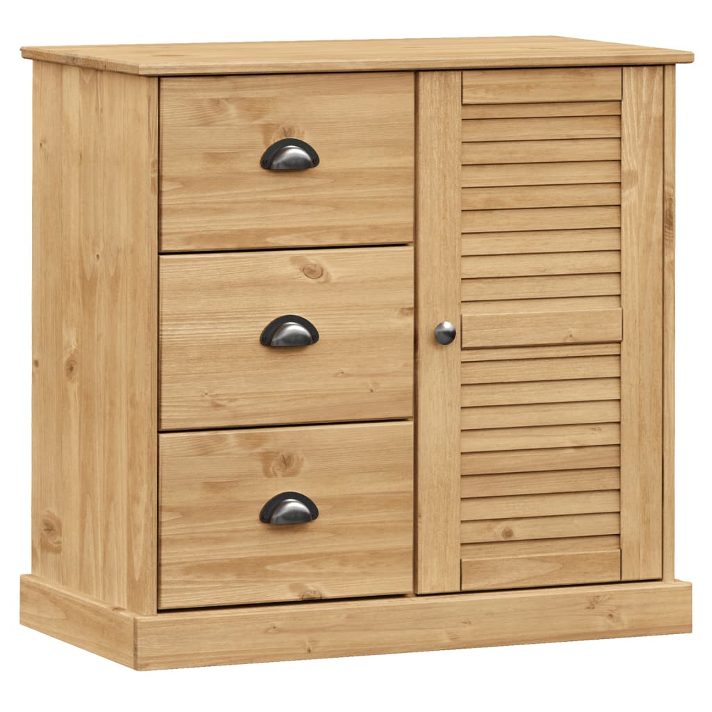 Highboard VIGO 78x40x175 cm Solid Wood Pine