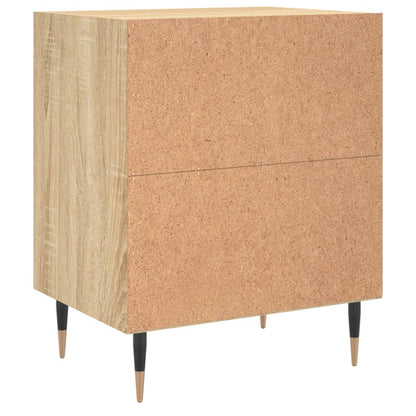 Bedside Cabinets 2 pcs Sonoma Oak 40x30x50 cm Engineered Wood