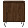 Bedside Cabinet Brown Oak 40x30x50 cm Engineered Wood