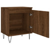 Bedside Cabinet Brown Oak 40x30x50 cm Engineered Wood
