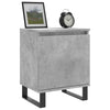Bedside Cabinet Concrete Grey 40x30x50 cm Engineered Wood