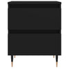 Bedside Cabinet Black 40x35x50 cm Engineered Wood