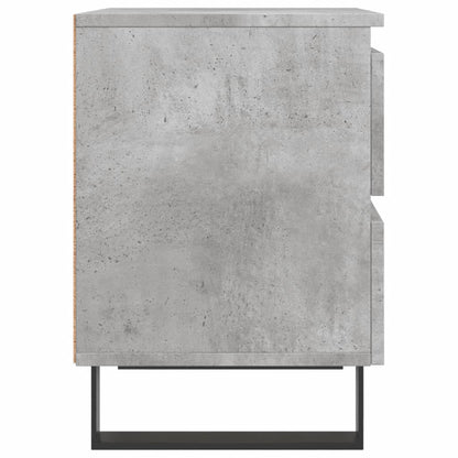 Bedside Cabinets 2 pcs Concrete Grey 40x35x50 cm Engineered Wood