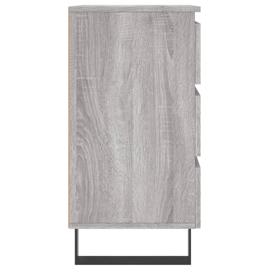 Bedside Cabinets 2 pcs Grey Sonoma 40x35x69 cm Engineered Wood