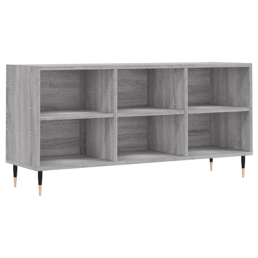 TV Cabinet Grey Sonoma 103.5x30x50 cm Engineered Wood