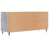 TV Cabinet Concrete Grey 104x35x50 cm Engineered Wood