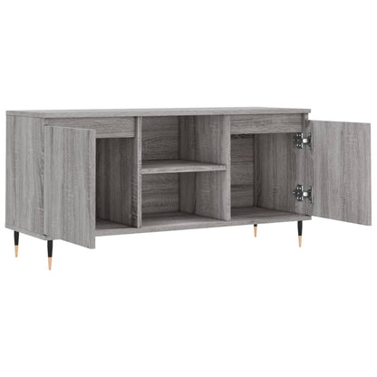 TV Cabinet Grey Sonoma 104x35x50 cm Engineered Wood