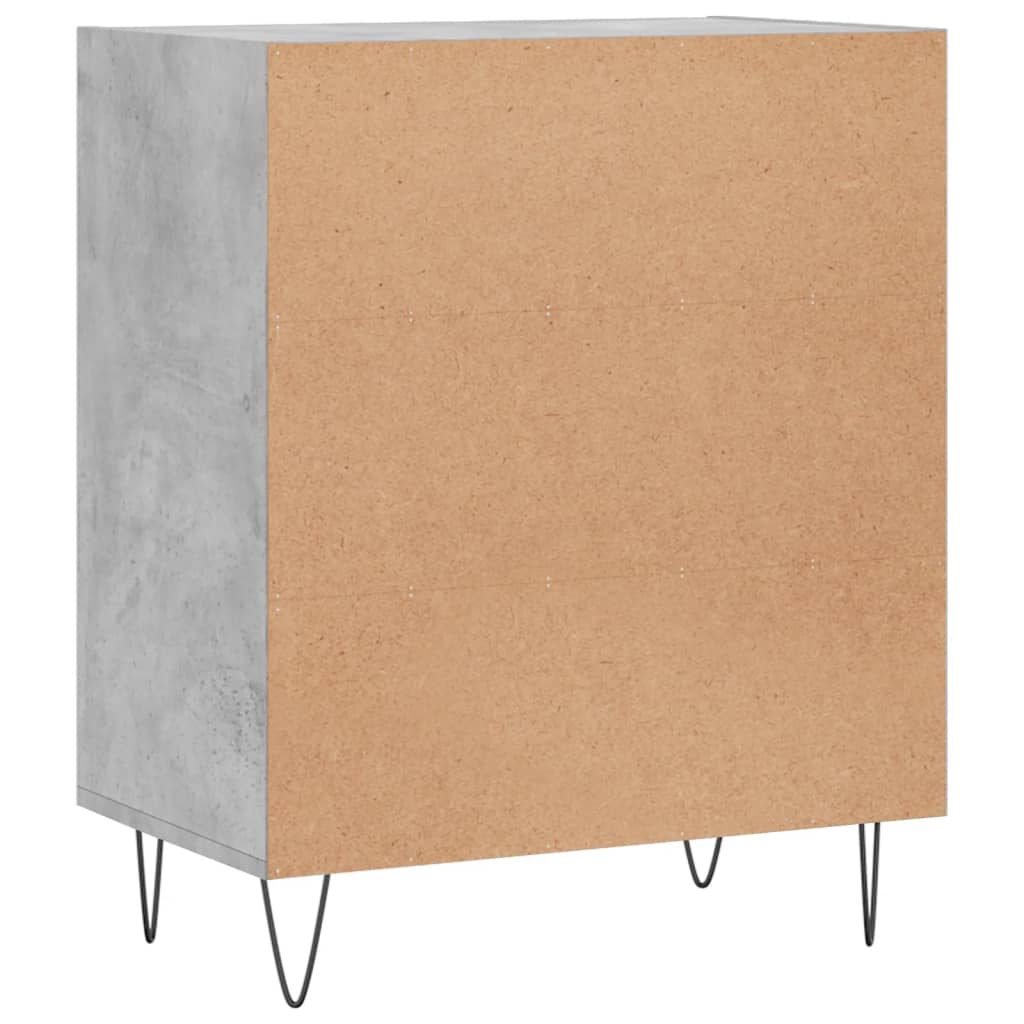 Sideboard Concrete Grey 57x35x70 cm Engineered Wood