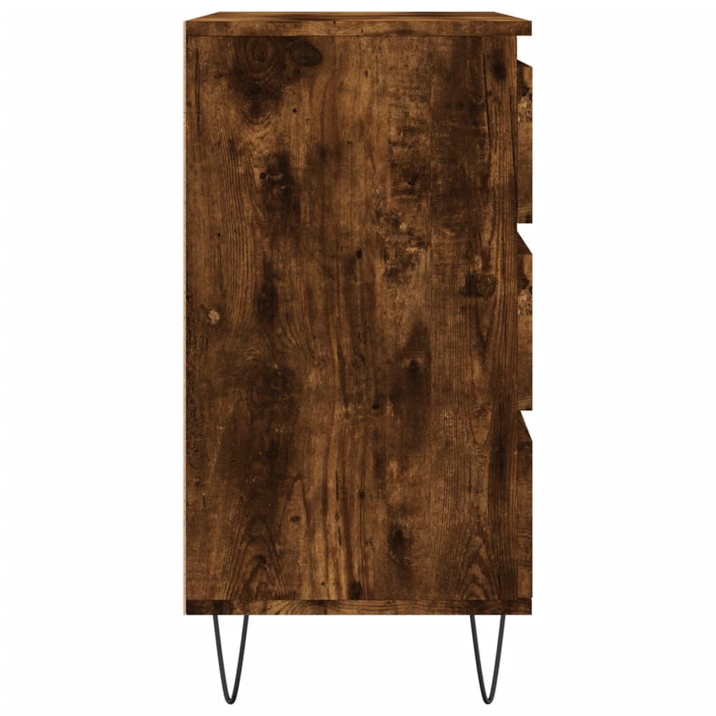 Sideboard Smoked Oak 60x35x70 cm Engineered Wood