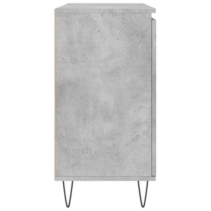 Sideboard Concrete Grey 101.5x35x70 cm Engineered Wood
