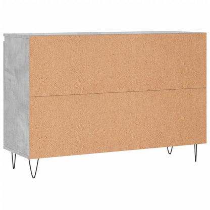 Sideboard Concrete Grey 101.5x35x70 cm Engineered Wood