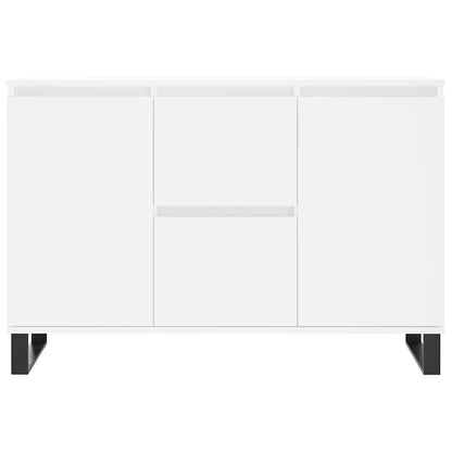 Sideboard White 101.5x35x70 cm Engineered Wood