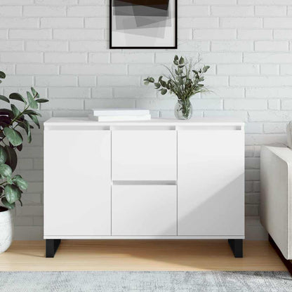 Sideboard White 101.5x35x70 cm Engineered Wood