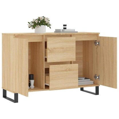 Sideboard Sonoma Oak 101.5x35x70 cm Engineered Wood