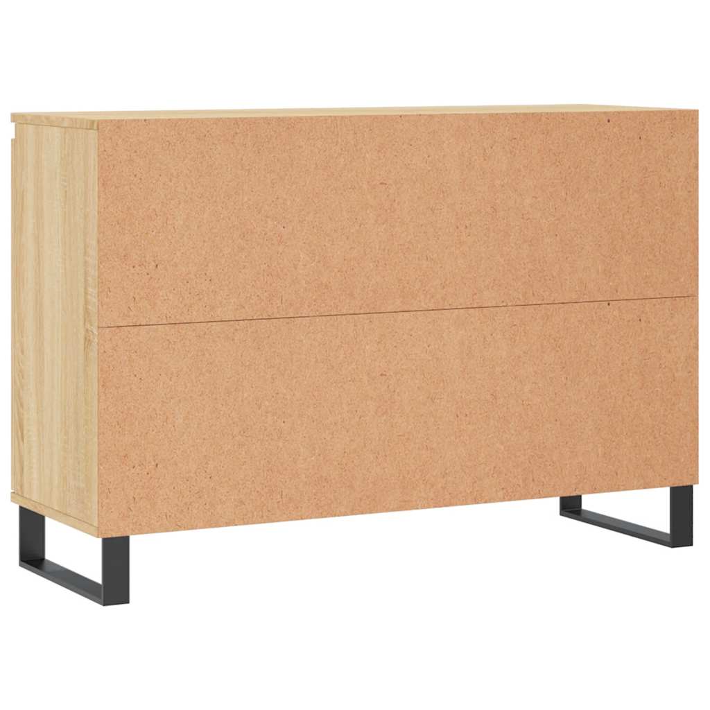 Sideboard Sonoma Oak 101.5x35x70 cm Engineered Wood